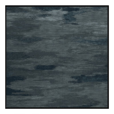Tapis noir lavable à la machine