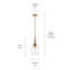 Luminaire suspendu 1 lumière Valmeyer-1456926046