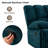 Batholo 42.9" Wide Modern Manual Glider Upholstered Recliner-71248620