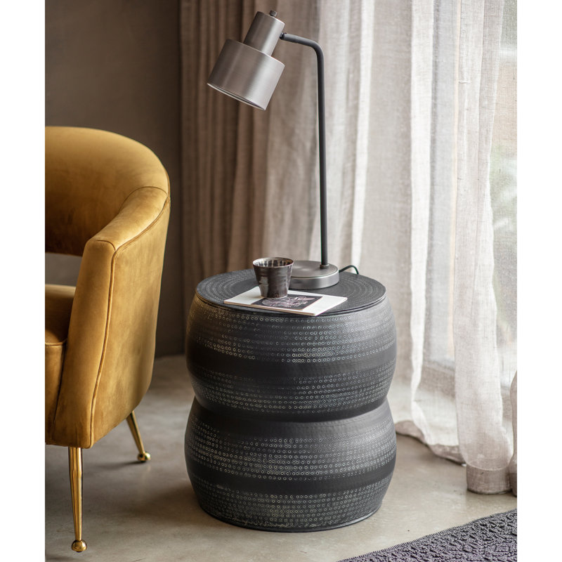Harrelson Drum End Table
