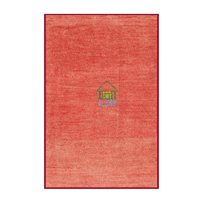 Tapis contemporain corail, Rectangle 2 pi x 3 pi