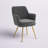 Reyansh Velvet Armchair-1961413239