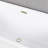Kingston Brass Aqua Eden 55-Inch Acrylic Oval Double Ended Freestanding Tub With Drain-104561617