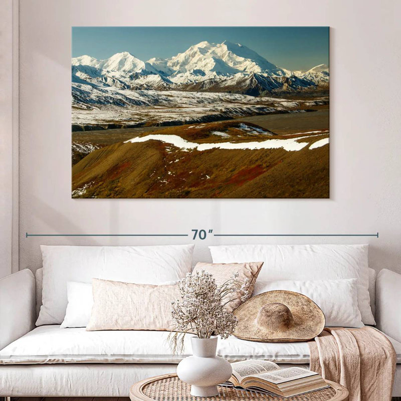 Alvord Denali Snow Mountain, 34" H x 51" W