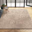 Tapis gris / beige en laine crocheté à la main Natalee Ocean-37952756