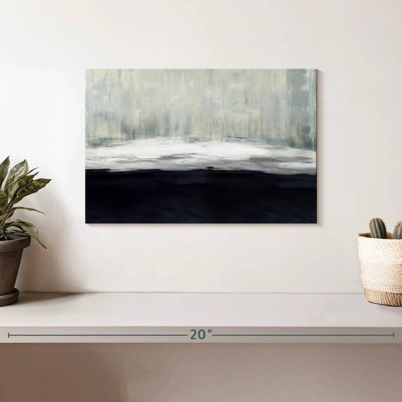 Avery White On Blue, 8" H x 12" W