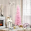 Arbre de Noël artificiel en forme de crayon de 1,80 m, rose, pour la décoration intérieure.-1667364783-1674912249
