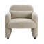 Fauteuil d'appoint contemporain avec cadre en contreplaqué Boucle-984347451