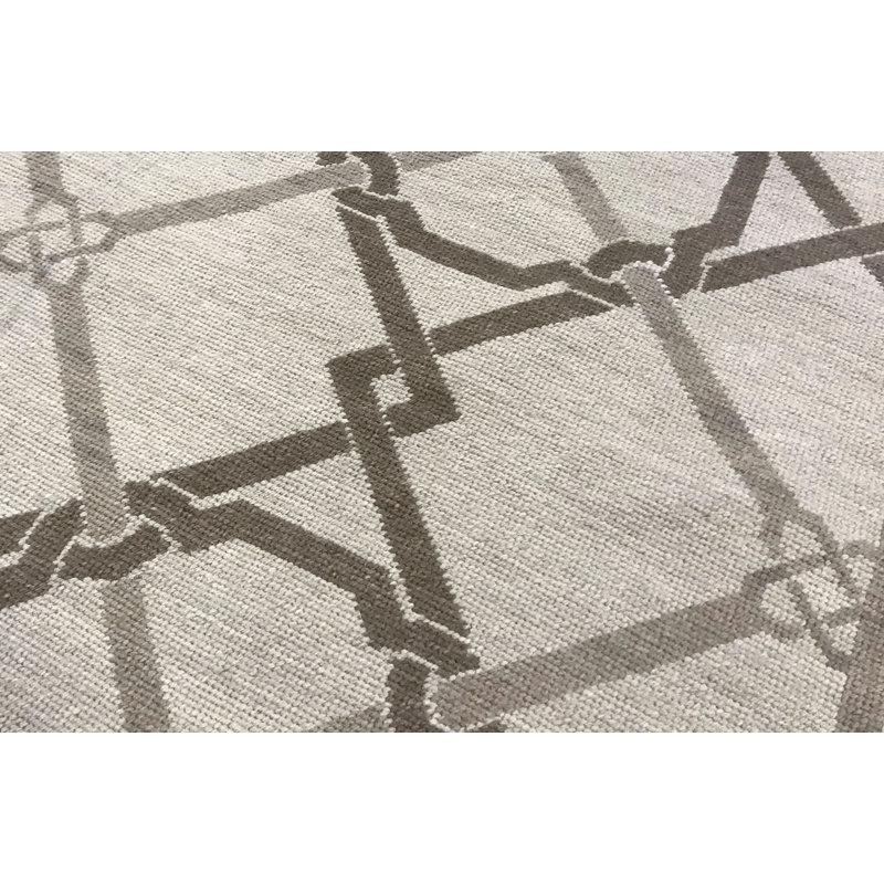 Hand-Knotted High-Quality Beige Area Rug