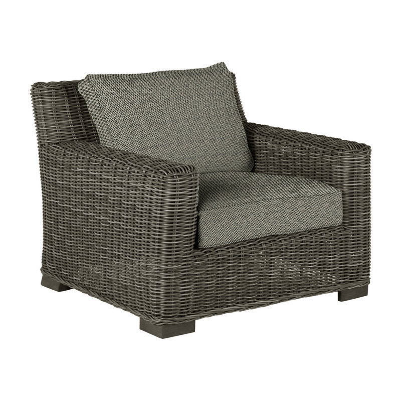 Méridienne rustique tissée - gris ardoise, Gris ardoise, Pas de soudure, Écorce Intermix