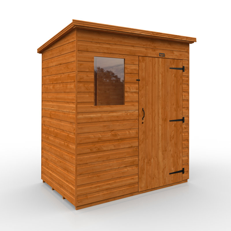 6x4w Tiger Shiplap Pent