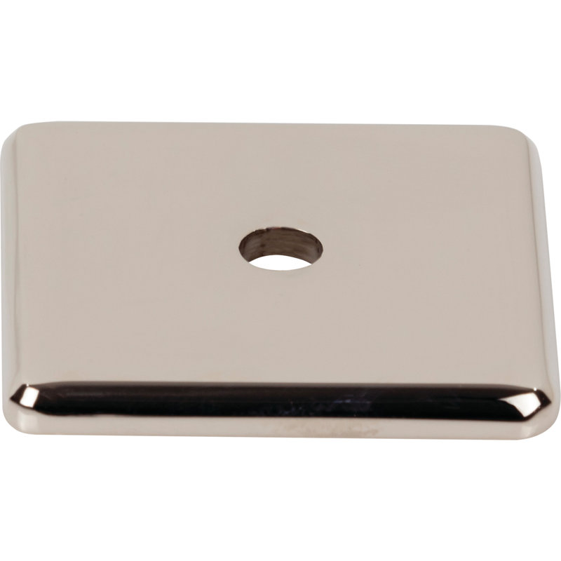 Radcliffe Knob Backplate, Polished Nickel