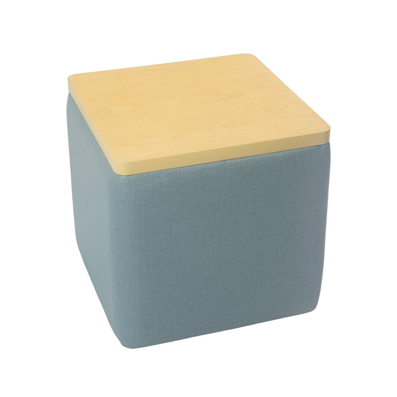 Repose-pieds carré Pro Series, Bleu / érable