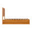Lit plateforme en bois avec pied de lit et gigogne Aveline-155936800-155936801