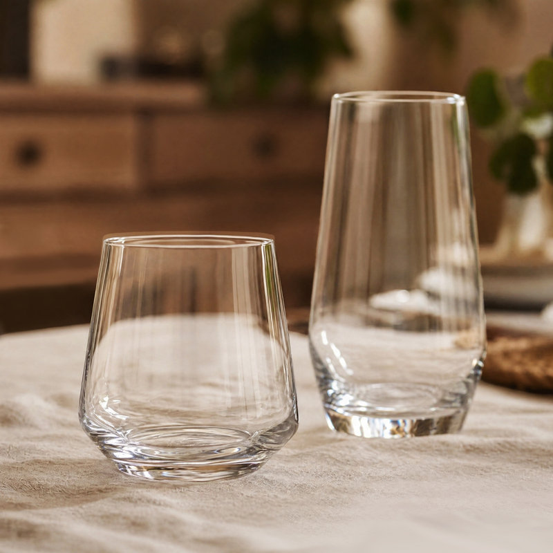Ensemble de 16 verres et verres à whisky 16 pièces (ensemble de 8)