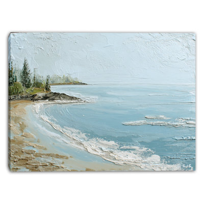 Art mural sur toile Misty Shoreline