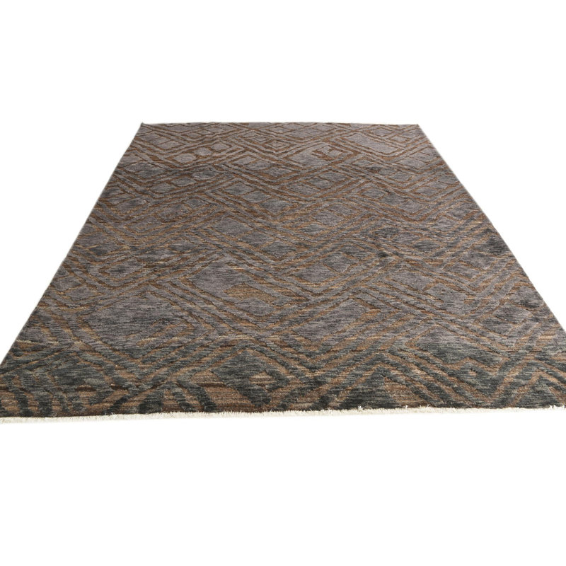 Tapis brun foncé Iniguez
