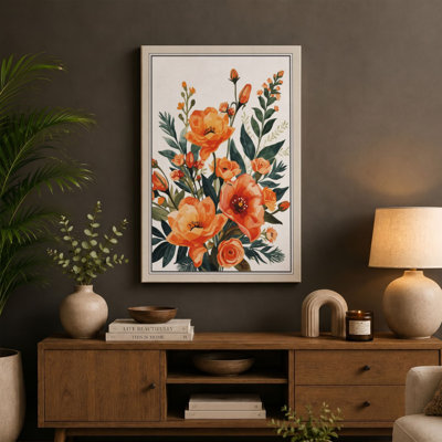 Bloom Study Botanical - Wrapped Canvas