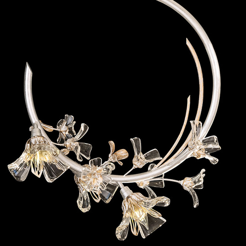 Azu 3 - Light Unique/Statement Pendant, Silver