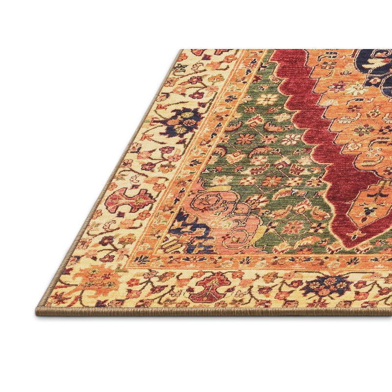 Abstract Indoor Rug, Rectangle 2' x 4'