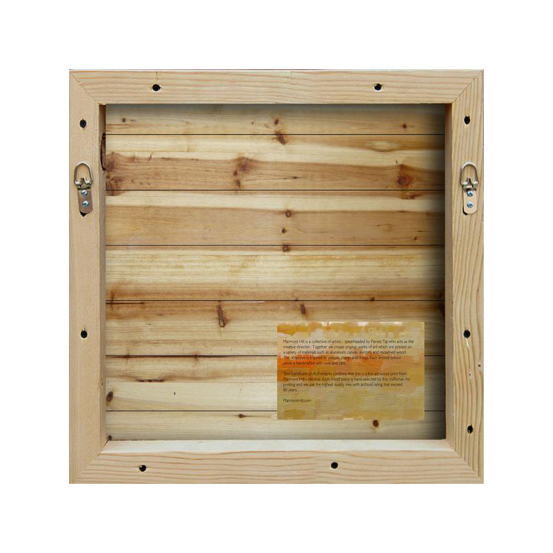 No Frame Print on Wood, 61cm H x 61cm W