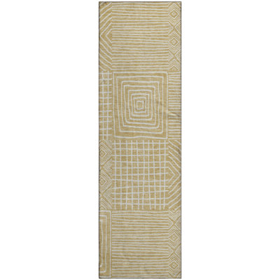 Premium Machine Washable Corry AMF1044 Geometric Rug