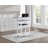 Mobile Rolling Kitchen Island Trolley Serving Cart with Underneath Drawer & Slide-Out Wire Storage Basket-1493833434