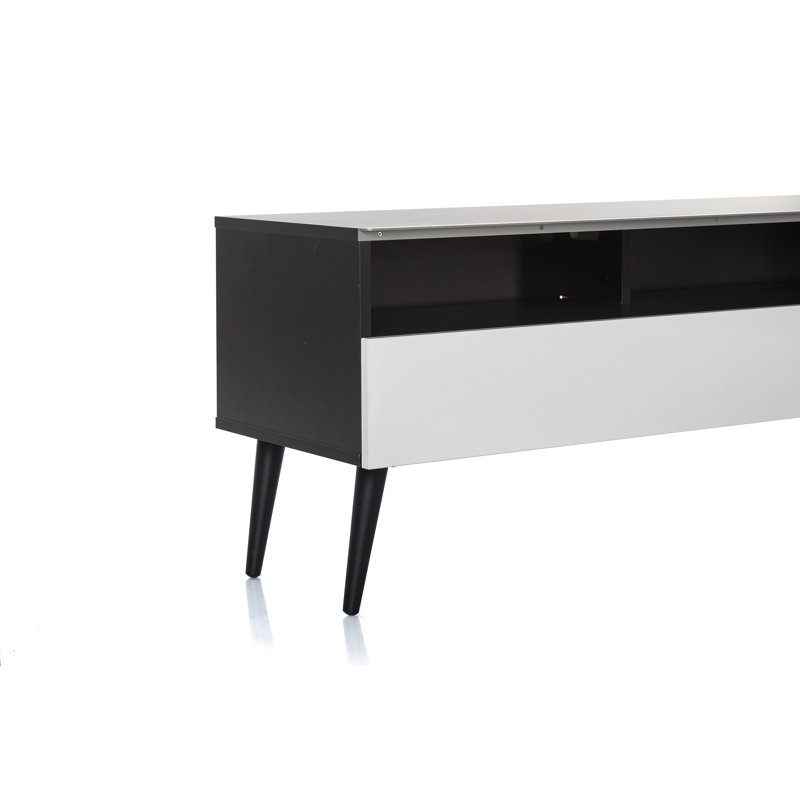 Metter 47.25'' Media Console, Black/White 