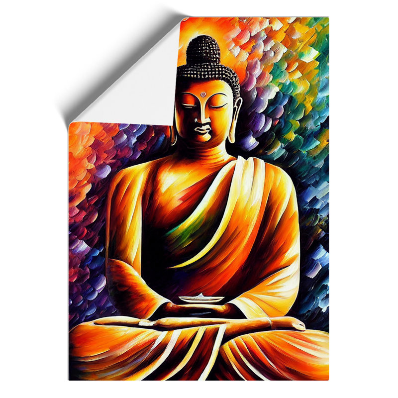 View Of Buddha No.2 - Wall Art, 29.7cm H x 21cm W, Paper, No Matte