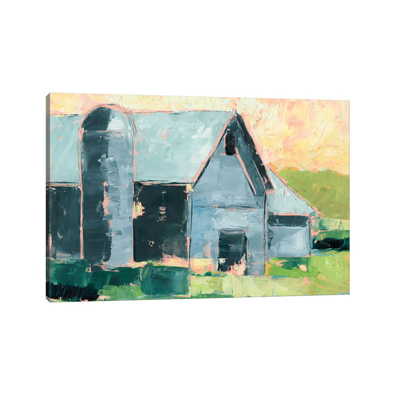«Southern Glow I» par Ethan Harper - reproduction d'art, H 26 po x l 40 po x 1,5 po, Pas de tapis, Toile tendue
