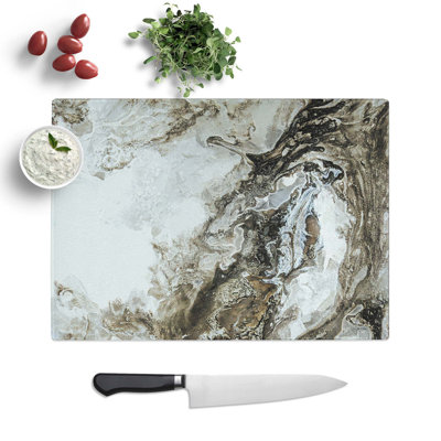 Tempered Glass Needing the Beat Chopping Board