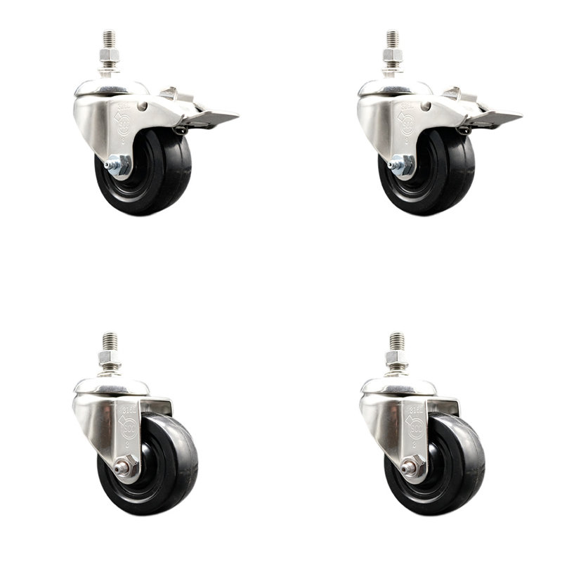 Soft Rubber Casters