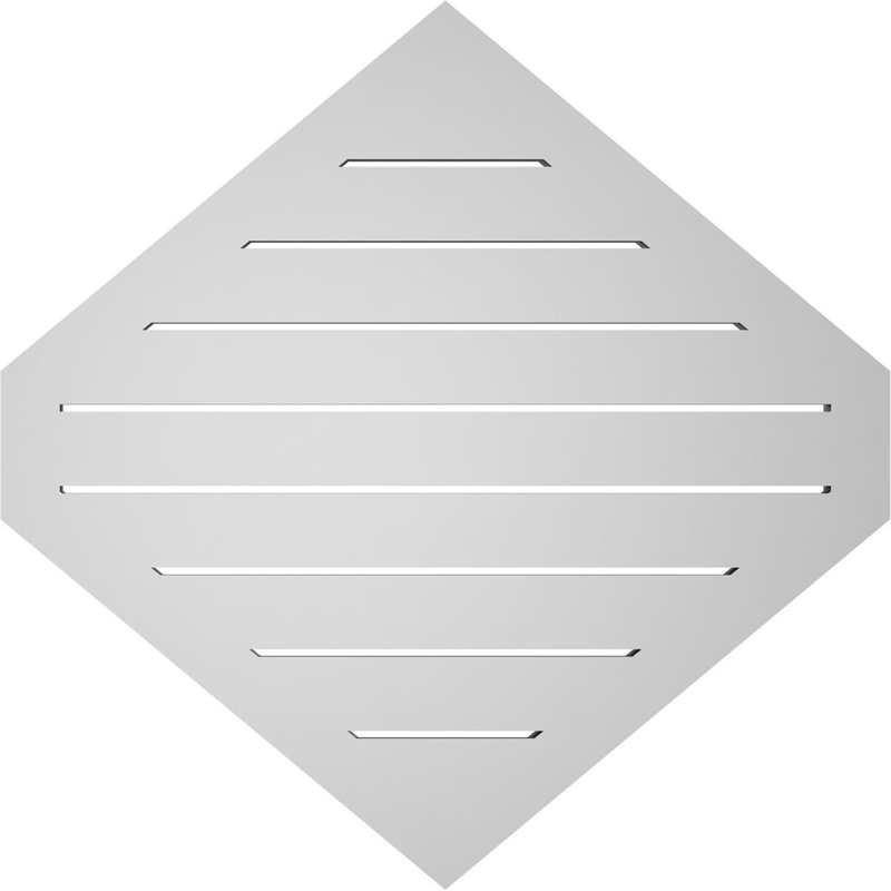 Pente verticale verticale en uréthane Signature, H 1,5 po x l 30 po x L 30 po