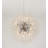 16-Light Chrome Stainless Steel Chandelier With Clear Crystal Accents