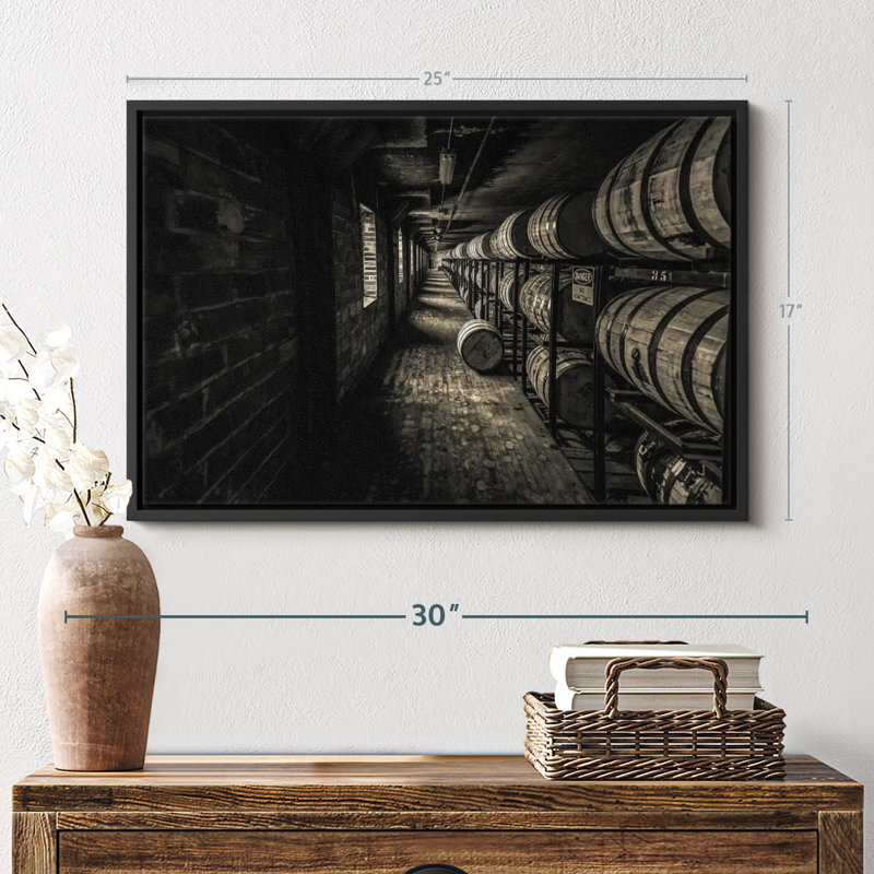 " Whiskey Cellar " Print, 25" H x 17" W