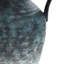 Grand vase en céramique bleu-gris 18,5 pouces avec poignées, décor de poterie rustique pour la décoration intérieure