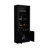 Ankarl 74-Inch Tall Wine Bar Cabinet With 4-Tier Shelves Black-2090406295