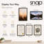 Cadre mural en bois blanc 12 "x 18" Gallery Solutions-99838325-99838328