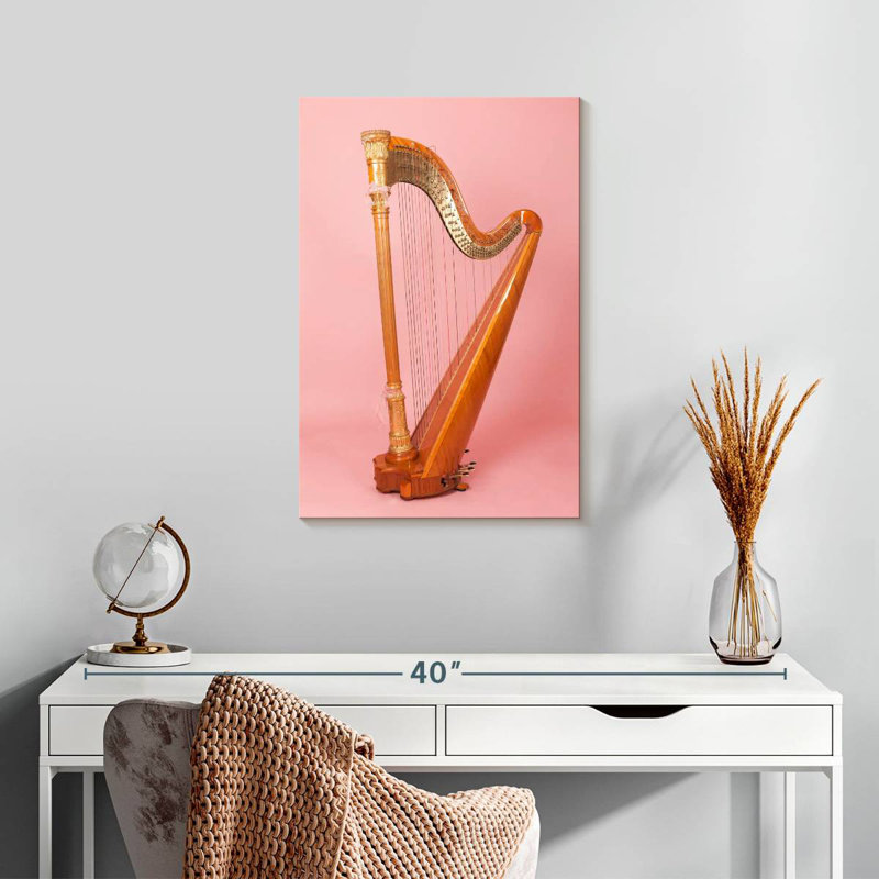 Abarca Harp, 24" H x 16" W