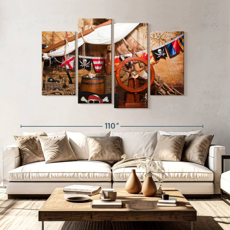 Ashelle Pirate Party, 54" H x 84" W