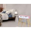 Ensemble coiffeuse en bois massif avec tabouret-1994490350