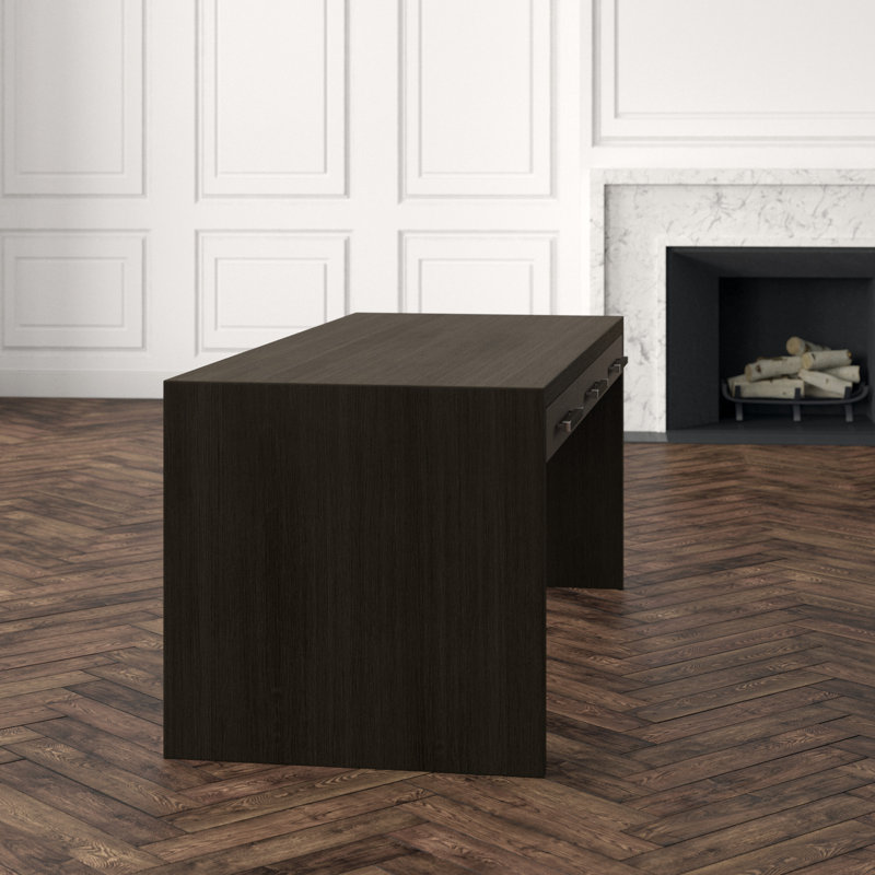 TA Studio Writing Desk, 30" H x 72" W x 31.5" D, Cardamon