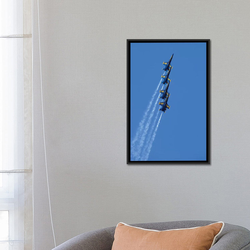 « us blue anges », reproduction d’impression sur toile tendue, "blue ii" par stocktrek images, reproduction d’art sur toile tendue