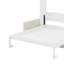 Lit escamotable double avec coussin-948378317