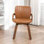 Fauteuil pivotant rembourré en similicuir Dundrod-123200634
