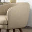 Fauteuil d'appoint pivotant beige sable