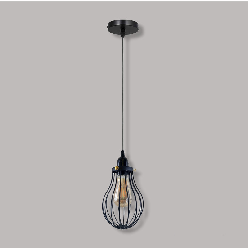 Manzer 1 - Light Black Geometric Pendant