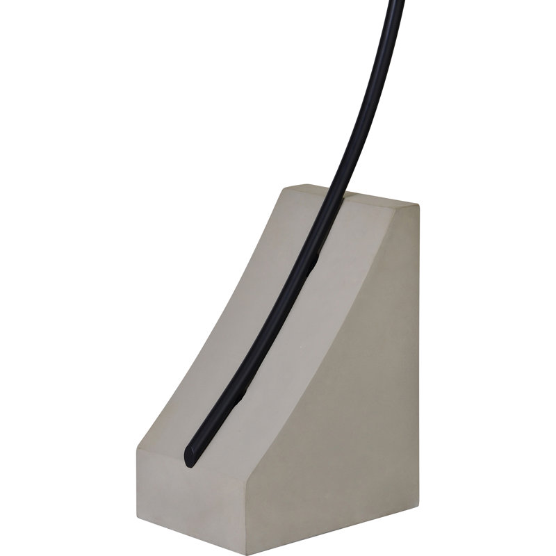 Savio 75.5'' Gray Arched Floor Lamp