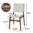 Upholstered Stackable Dining Chairs（Set Of 2）-423690666-421917461