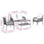Ensemble de canapé de patio avec coussins 4 pièces Bay Isle Home ™-749984632-749984633